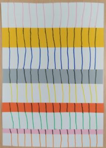 Lignes verticales - Bandes colorées